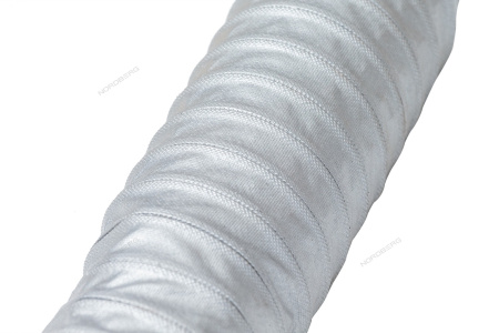 Шланг газоотводный Ø75мм, длина 10м, до +250°С (серый) NORDBERG HF076G10