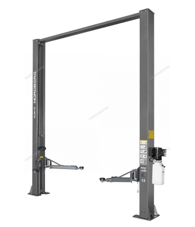 Подъемник двухстоечный NORDBERG N4124H1-4G_380_220 (4 т, верхняя синхронизацией, 220 В/380 В, серый)