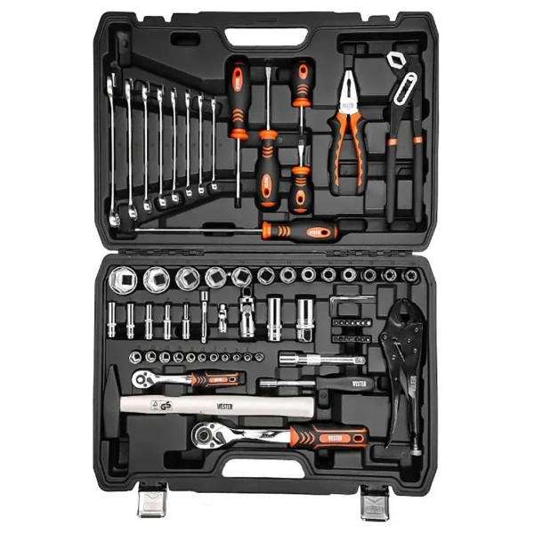 Набор инструментов 72пр. 1/4'', 1/2''