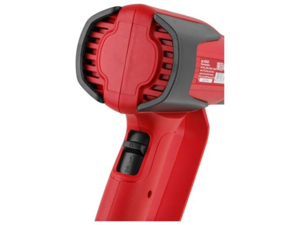 Термовоздуходувка WORTEX HG 6020-1 в чем. + набор сопл 2000 Вт, 2 скор., 350-600 °С