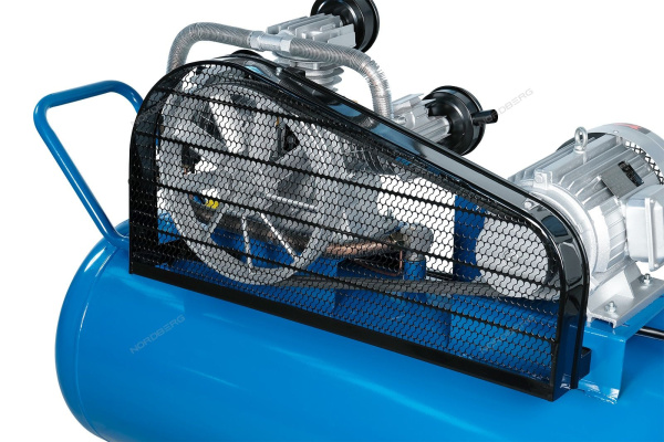 NORDBERG Компрессор NCE300/800 3-х поршн., ременной, чугунная головка, 380В, ресивер 300л, 800л/мин