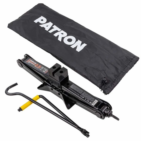 Домкрат механический ''ромб''2,5т (h min 115мм, h max 400мм, L-420мм) в водоотталкивающем чехле