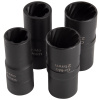 Набор ударных глубоких шестигранных головок AFFIX AF00640180C, 1/2", 15-24 мм, 18 предметов, кейс