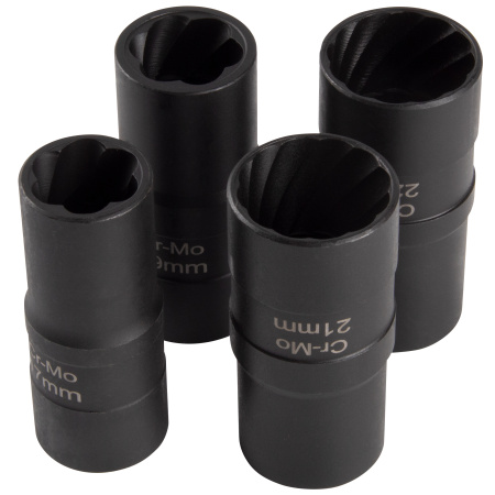Набор ударных глубоких шестигранных головок AFFIX AF00640180C, 1/2", 15-24 мм, 18 предметов, кейс