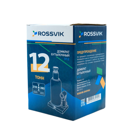 Домкрат бутылочный ROSSVIK V12 (г/п 12,0 т)