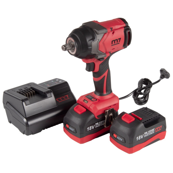 Гайковерт аккумуляторный ударный MIGHTY SEVEN DW-406A (1/2", 1600 Нм, 18 В)