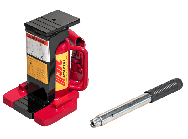 Домкрат бутылочный двухуровневый JTC TOE060 (6 т, 212-322 мм)