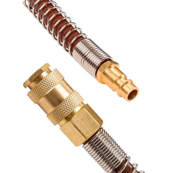 Шланг витой полиуретановый 8мм х 12мм х 15м с быстроразъемами