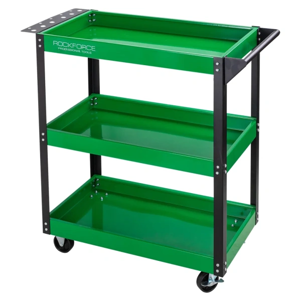 Тележка инструментальная металлическая 3-х полочная