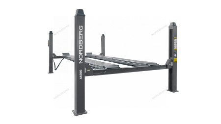 Подъемник четырехстоечный NORDBERG 4450_MG(M), 5 т, c ручной траверсой 3 т N433, для сход-развала, механическое снятие