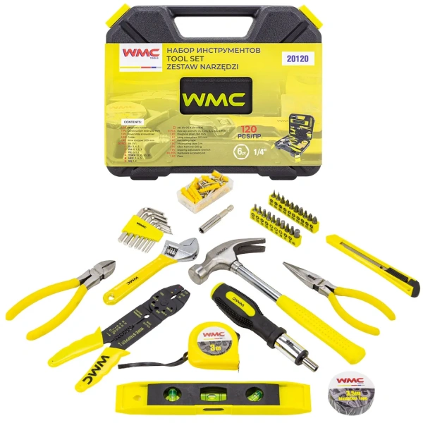 Набор инструментов 120пр.,в кейсе