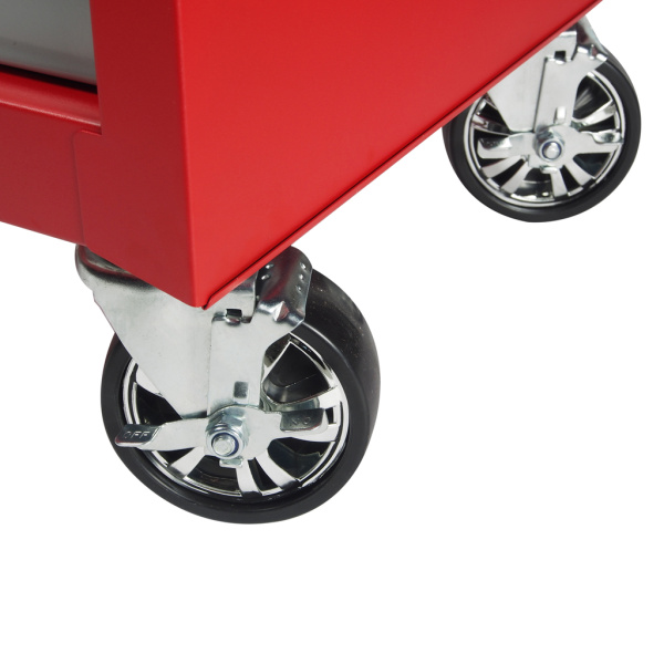 Тележка инструментальная красная JTC 3931C (7 секций)