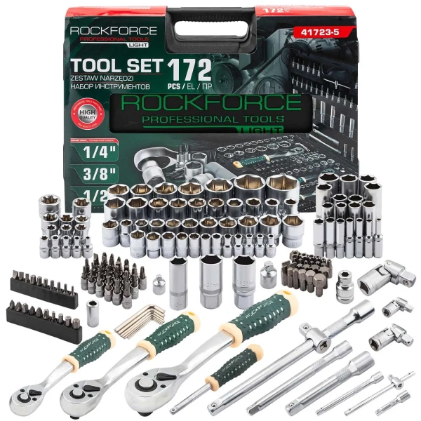 Набор инструментов 172пр. 1/4''3/8''1/2''6гр