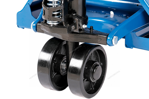 Тележка складская гидравлическая 2 т, с ПУ колесами NORDBERG N3905-20