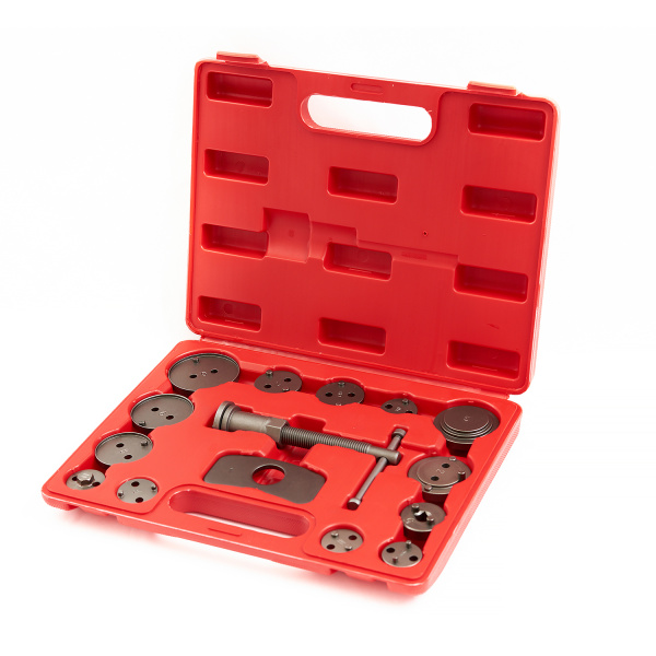 Набор инструментов для сведения тормозных цилиндров ROSSVIK ST064 (15 предметов)