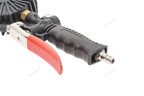 NORDBERG Пистолет Ti6 для подкачки шин с манометром 80 мм, для легковых авто