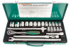 Набор головок торцевых S04H4524S, 1/2"DR, 10-32 мм, 24 предмета
