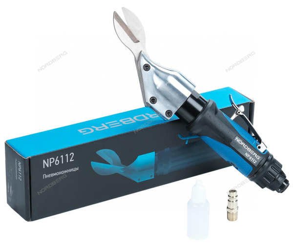 Пневмоножницы NORDBERG NP6112, 2200 ход/мин, сталь до 1,5 мм