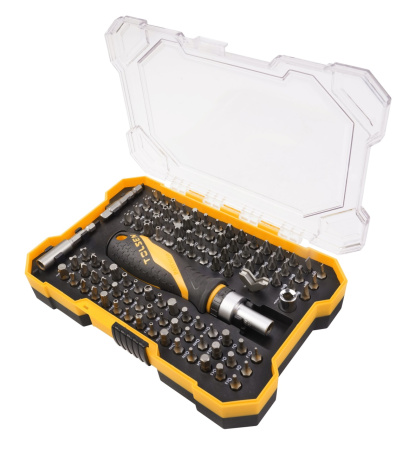 Набор вставок (бит) 1/4" PH, PZ, Hex, Torx, Slotted 105 предметов TOLSEN TT20188