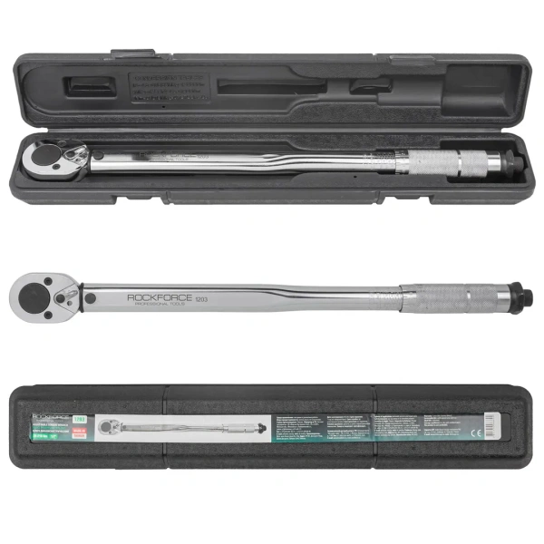 Ключ динамометрический щелчкового типа ''Profi''28-210Нм 1/2'',в пластиковом футляре (Taiwan)