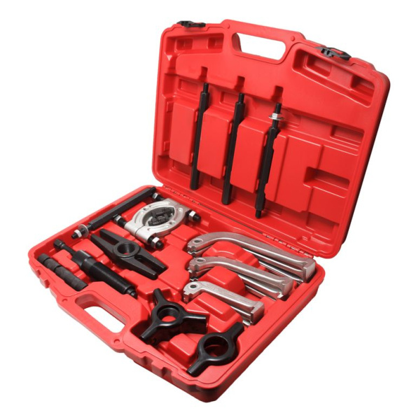 Комплект съемников подшипников универсальный (сегментного типа/двух- трехзахватные , L: 160мм, 210мм, 270мм), в кейсе