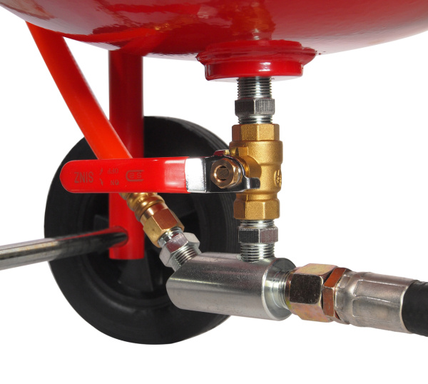 Аппарат пескоструйный JTC 5324 (38 л, шланг 1/2", 250PSI)