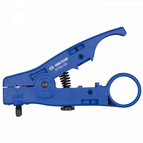 Стриппер KING TONY 6756-05 для снятия изоляции с коаксиального кабеля