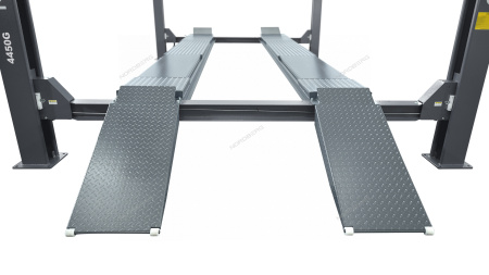 Подъемник четырехстоечный NORDBERG 4450_MG(M), 5 т, c ручной траверсой 3 т N433, для сход-развала, механическое снятие