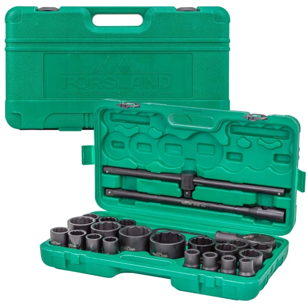 Набор инструментов ударных 26пр. 3/4''(12гр.)