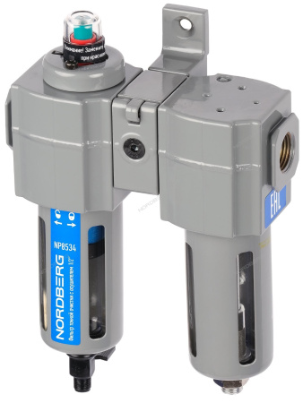 Фильтр воздушный тонкой очистки + осушитель PRO, 1/2" NORDBERG NP8534