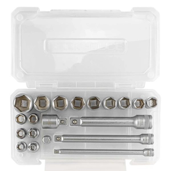 Набор инструментов 3/8' 20пр. 6гр. (6-22мм) в пласт.кейсе