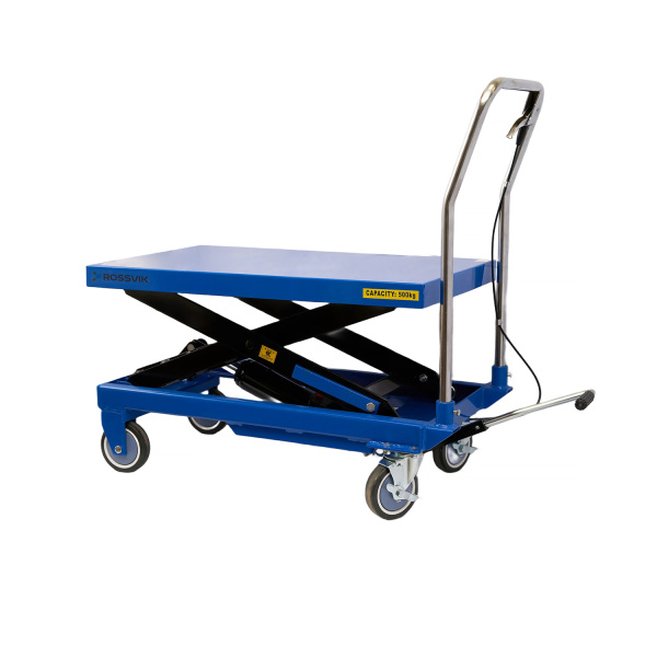 Тележка с подъемным столом ROSSVIK HJ4004 (г/п 500 кг)