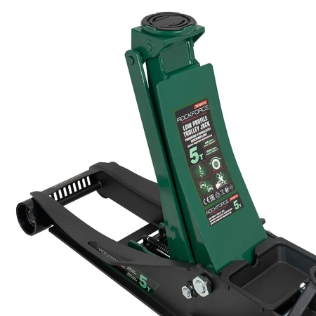 Домкрат подкатной гидравлический 5т (h min 96мм, h max 595мм),вес 49,50