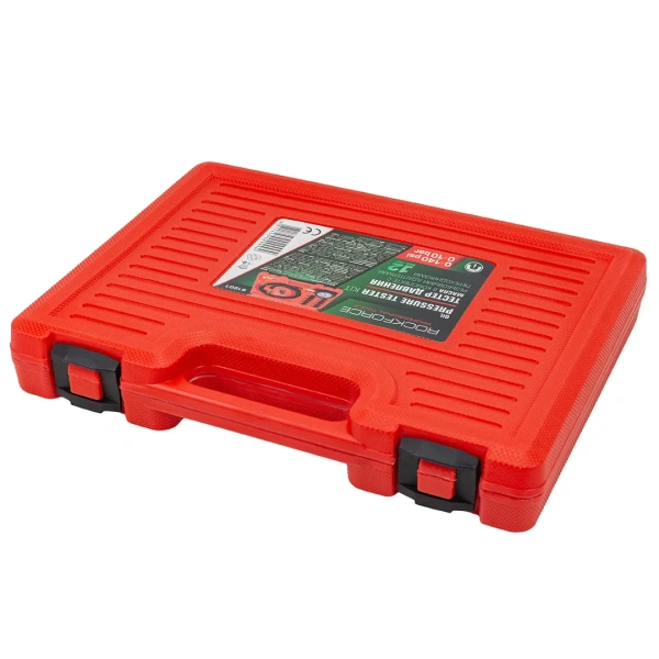 Тестер давления масла в комплекте с резьбовыми адаптерами-переходниками(0-10bar)12пр. в кейсе