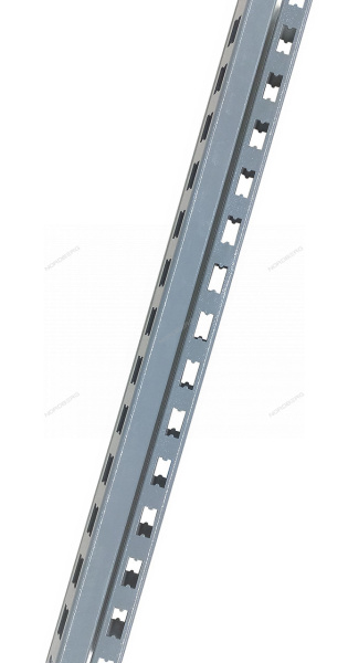 Стойка перфорированная 1500 мм серая 7012 /OPTIMAL-NWS7/ (2шт) NWS7