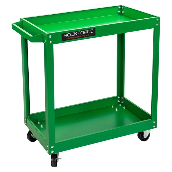 Тележка инструментальная 2-х полочная (350х770х820мм, размеры полок-60х350х700мм)