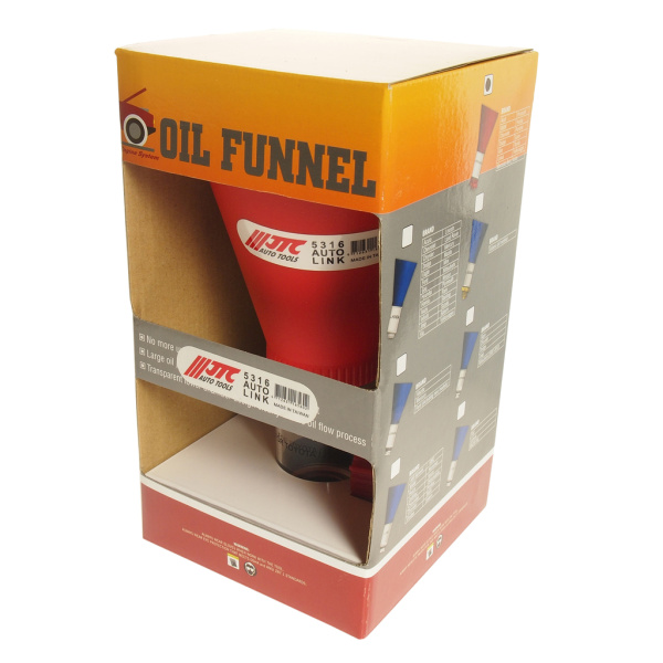 Воронка пластиковая для масла JTC 5316 (125 мм, М37хP3.0)