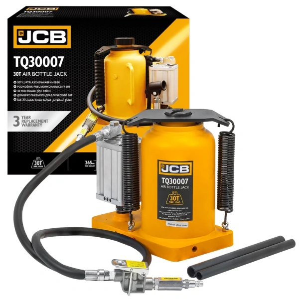 Домкрат пневмогидравлический 30т(высота подхвата - 265мм, высота подъема - 500мм)