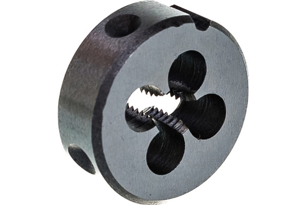 Плашка D-DRIVE MDG61 круглая ручная с направляющей в наборе М6х1.0, HSS, Ф25х9 мм