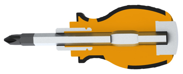 Отвертка крестовая "GRIPro" Phillips №2 38 мм силовая TOLSEN TT20140