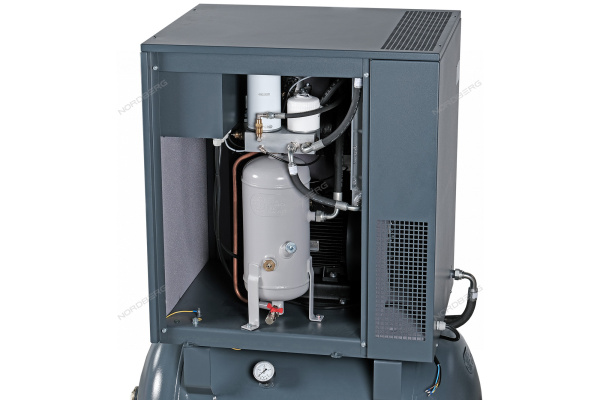 Компрессор винтовой, 7,5кВт, 10Бар, 1000л/мин, ресивер 270л NORDBERG NCS270/1000-10