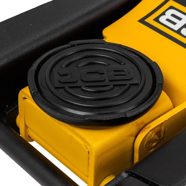 Домкрат подкатной гидравлический с прорезиненной накладкой на рукоятке 2.5т(h min 87мм,h max 455)