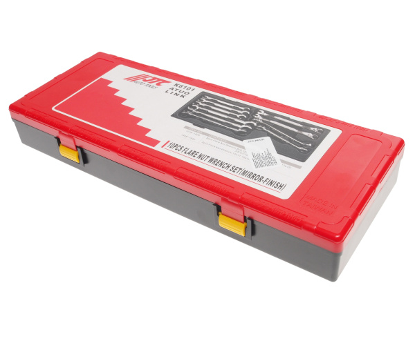 Набор ключей разрезных с зеркальной полировкой JTC K6101 (10 предметов в кейсе)