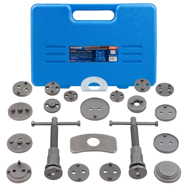 Набор для обслуживания тормозных цилиндров 21пр. (привод с правосторонней/левосторонней резьбой), в кейсе