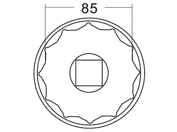 Головка ступичная JTC 5597 (85 мм, IVECO)