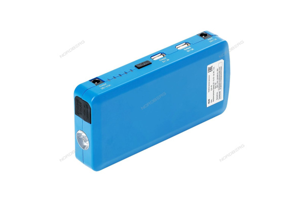 Устройство NORDBERG WSA8 пусковое портативное 5/12V, емкость 8 Aч