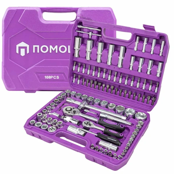 Набор инструментов 108пр. 1/4'', 1/2''(6гр.) (4-32мм)