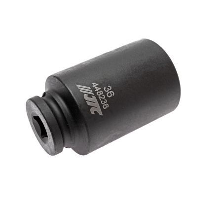 Головка торцевая ударная глубокая JTC 448236 (1/2", 36 мм, L=82 мм)