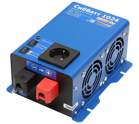 СибВатт 1024 инвертор, преобразователь напряжения DC/AC, 24В/220В, 1000Вт