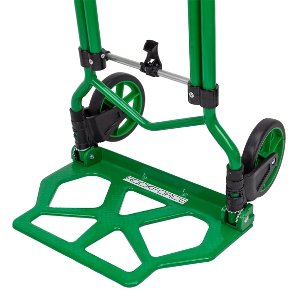 Тележка ручная складная с телескопической ручкой (г/п80кг,420х420х985мм-в разложенном полож.,420х280-рабочая площадка, 150мм-Ø колес)